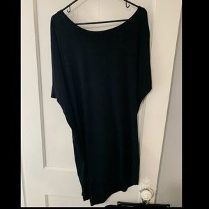Black T-shirt dress